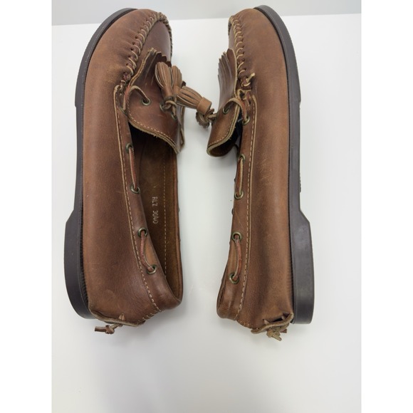 Polo Country Ralph Lauren Sportsman Kilt Tassle Loafer Shoes Men's Size 12 D - Picture 5 of 8